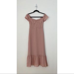 Reformation | blush Butterfly dress